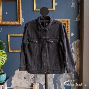 Pull&Bear Black Denim Jacket